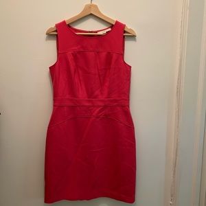 Hot Pink Sleeveless Loft Dress